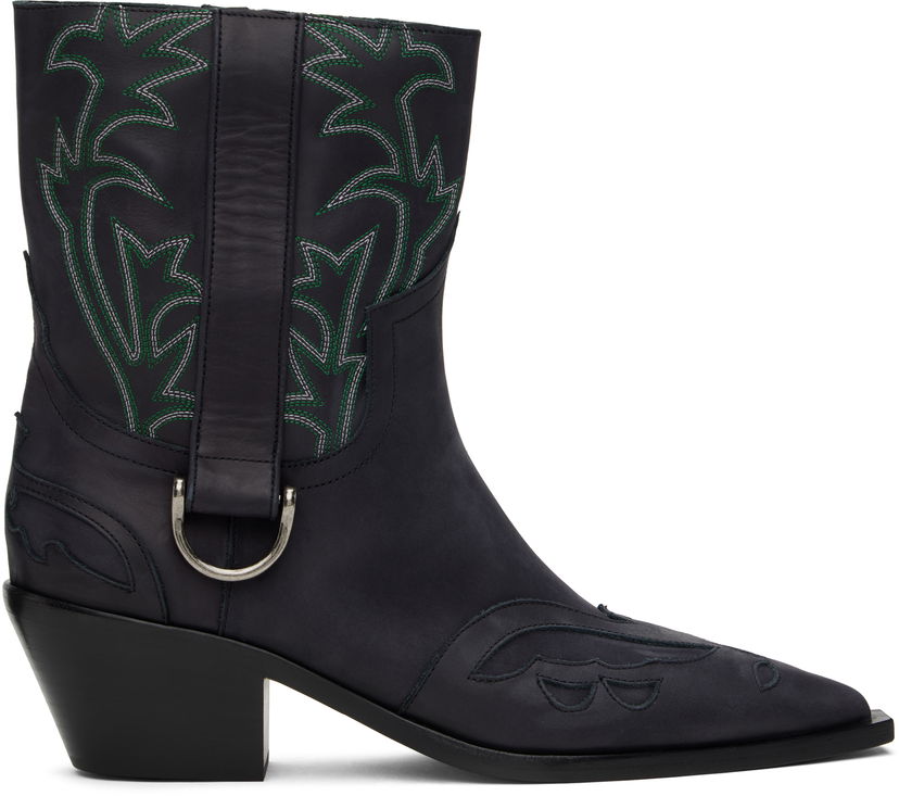 Oblečenie Enfants Riches Déprimés Enfants Riches Déprimés Cut Off Cowboy Boots Navy | 090-412