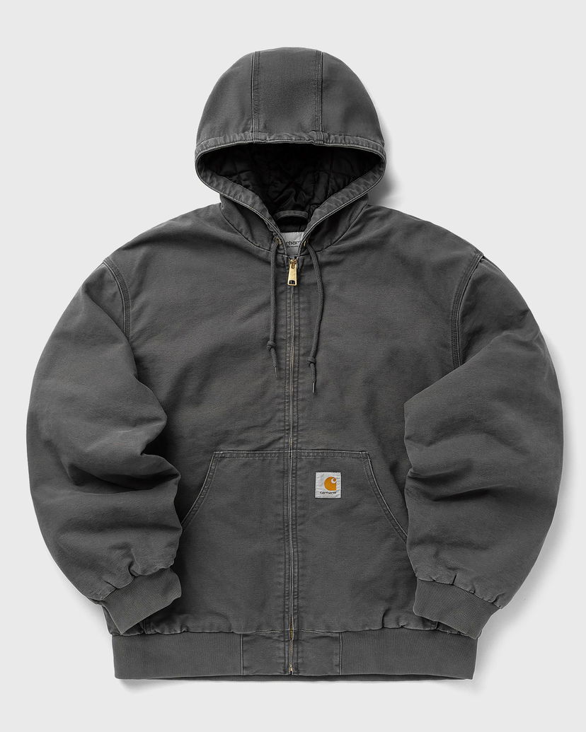 Bunda Carhartt WIP OG Active Hooded Quilted Jacket Šedá | I035891-87.4O