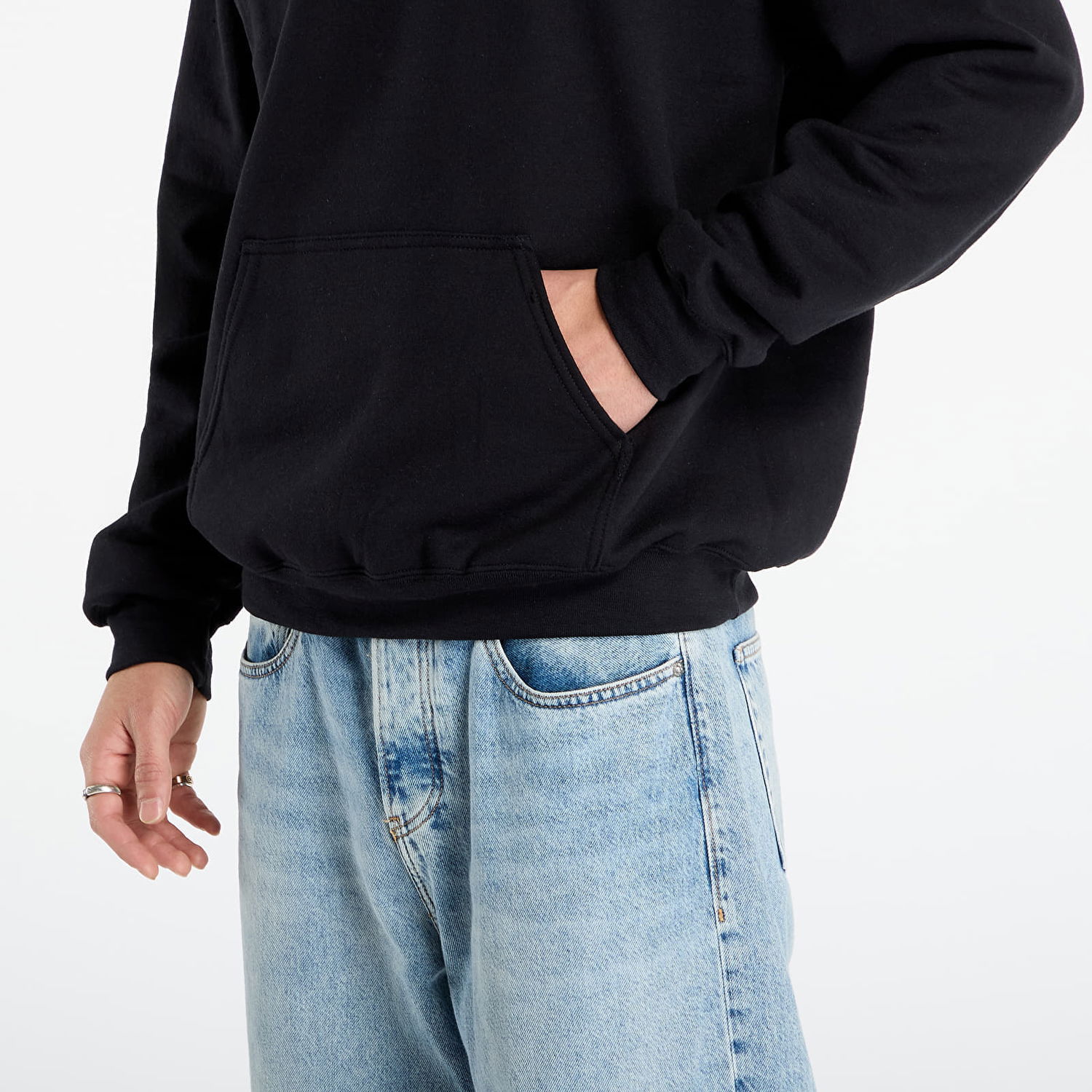 Mikina Thrasher Chrome Genuine Hoodie M Čierna | 145763, 1