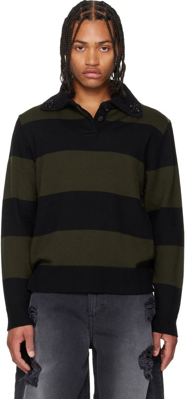 Polo tričko Simone Rocha Simone Rocha Embellished Fuzzy Collar Rugby Polo Rôznofarebný | VMK13SB 0646, 0
