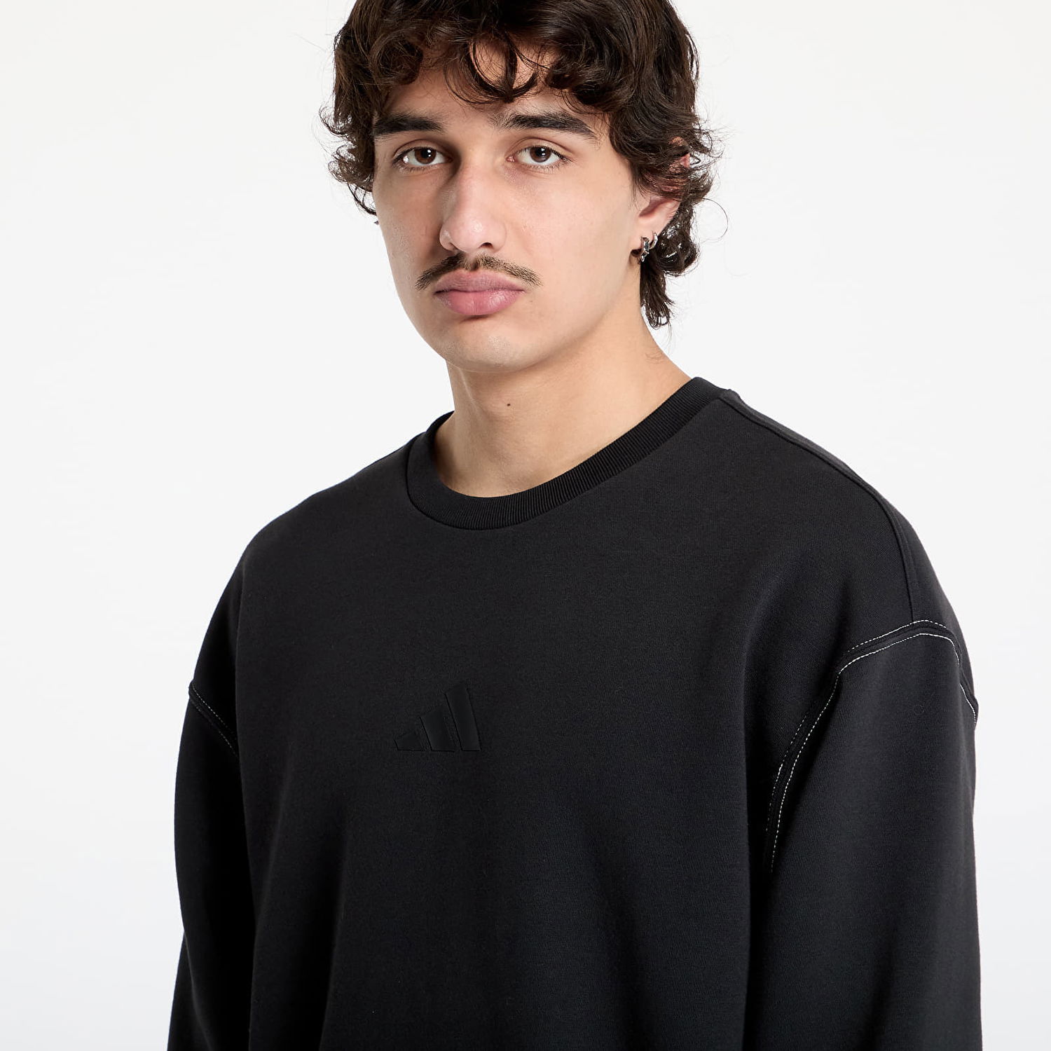 Mikina adidas Originals All Szn Graphic Crew Sweatshirt Čierna | JJ3671, 1