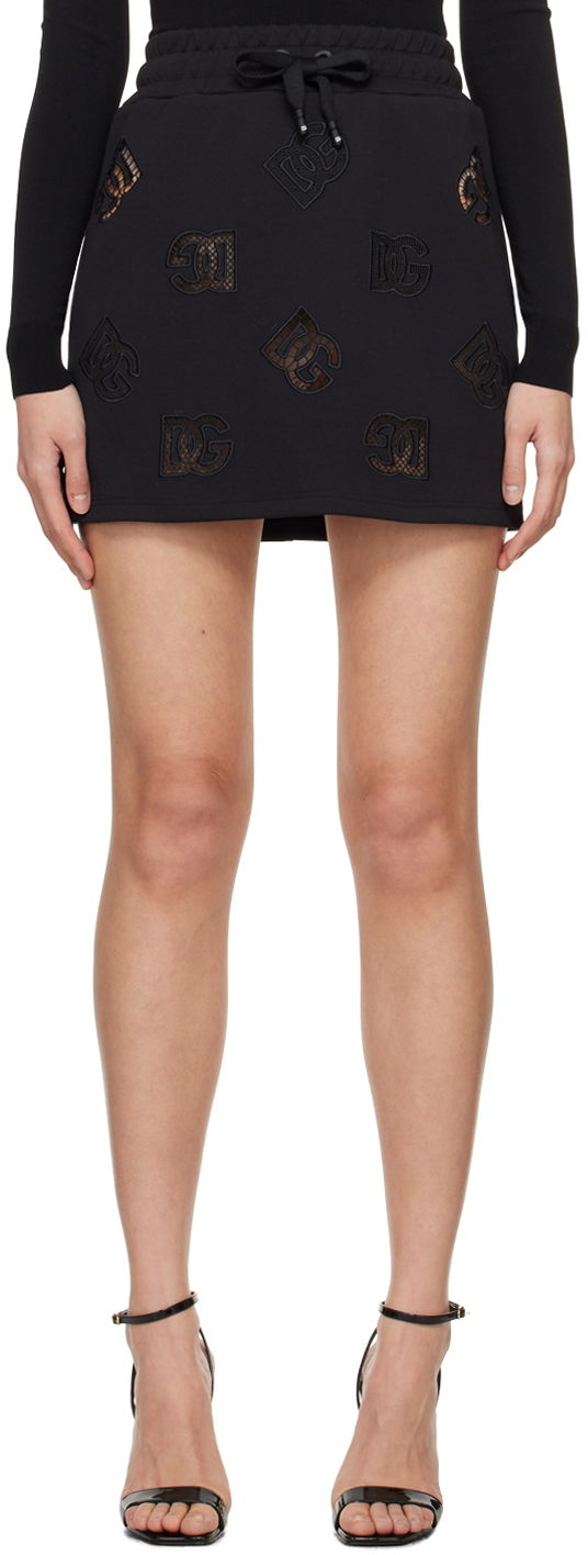 Sukňa Dolce & Gabbana Cutout Miniskirt Čierna | F4CSKZ GDB9T, 0