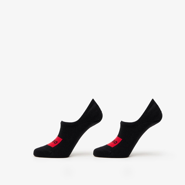 Low Cut Label Socks 2-Pack Black