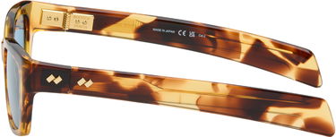 Slnečné okuliare Bottega Veneta Thick Rectangular Tortoiseshell Frame Blue Lens Sunglasses Hnedá | BV1393S-006, 2