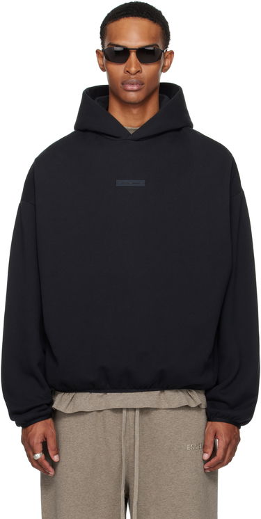 Mikina Fear of God Fear of God ESSENTIALS Modern Fit Fleece Hoodie Čierna | 192SP256510F, 0