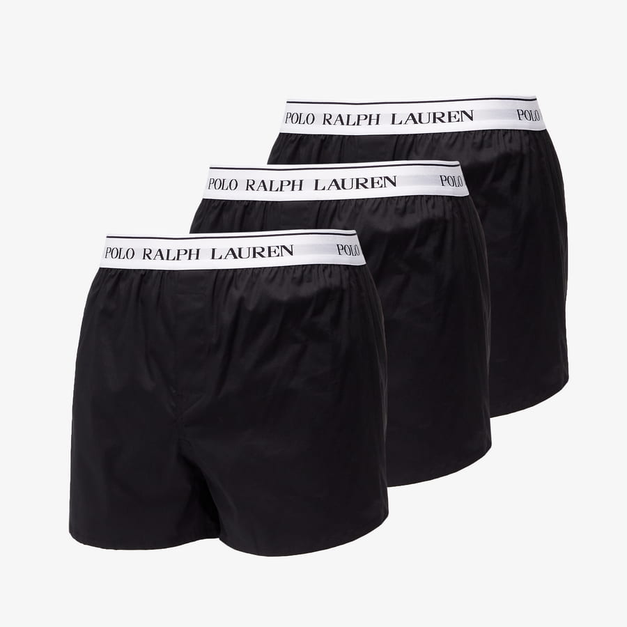 Boxerky Polo by Ralph Lauren Stretch Cotton Slim Fit Boxers Čierna | 3PK-BXR, 0
