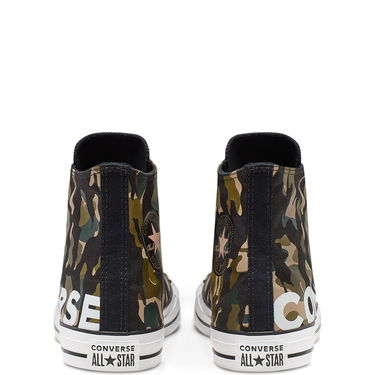 Tenisky a topánky Converse All Star Wordmark and Camo Print Zelené | 166232C, 1