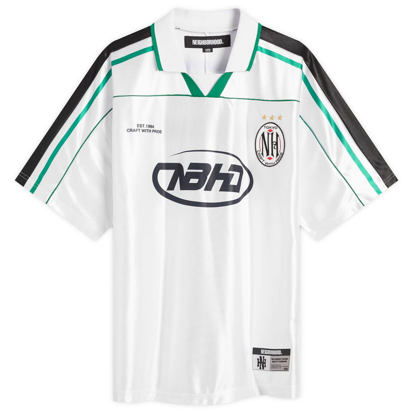Dres Neighborhood Game Shirt, Size Large Biela | 251FPNH-CSM16-WHT