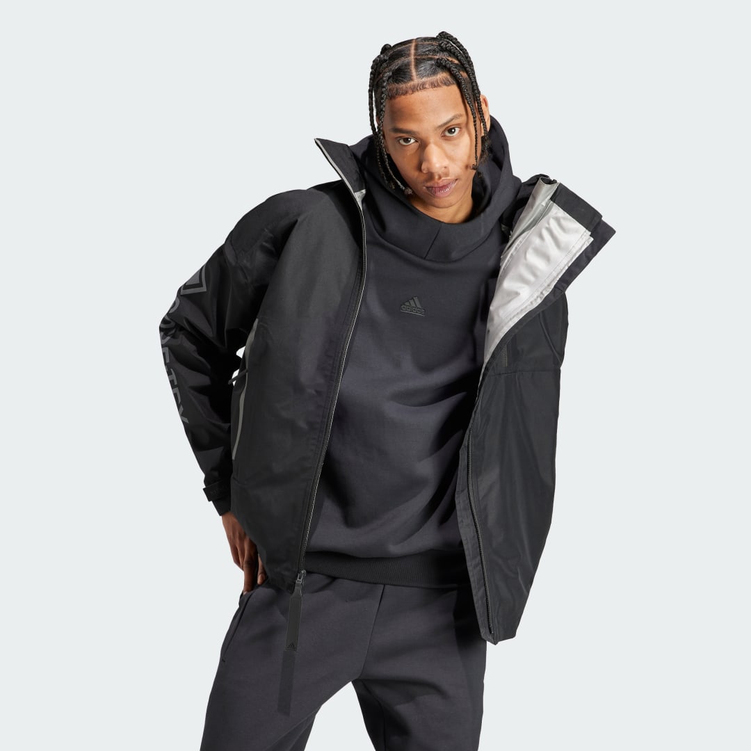 Bunda adidas Performance MYSHELTER GORE-TEX JACKET Čierna | HZ8486, 0