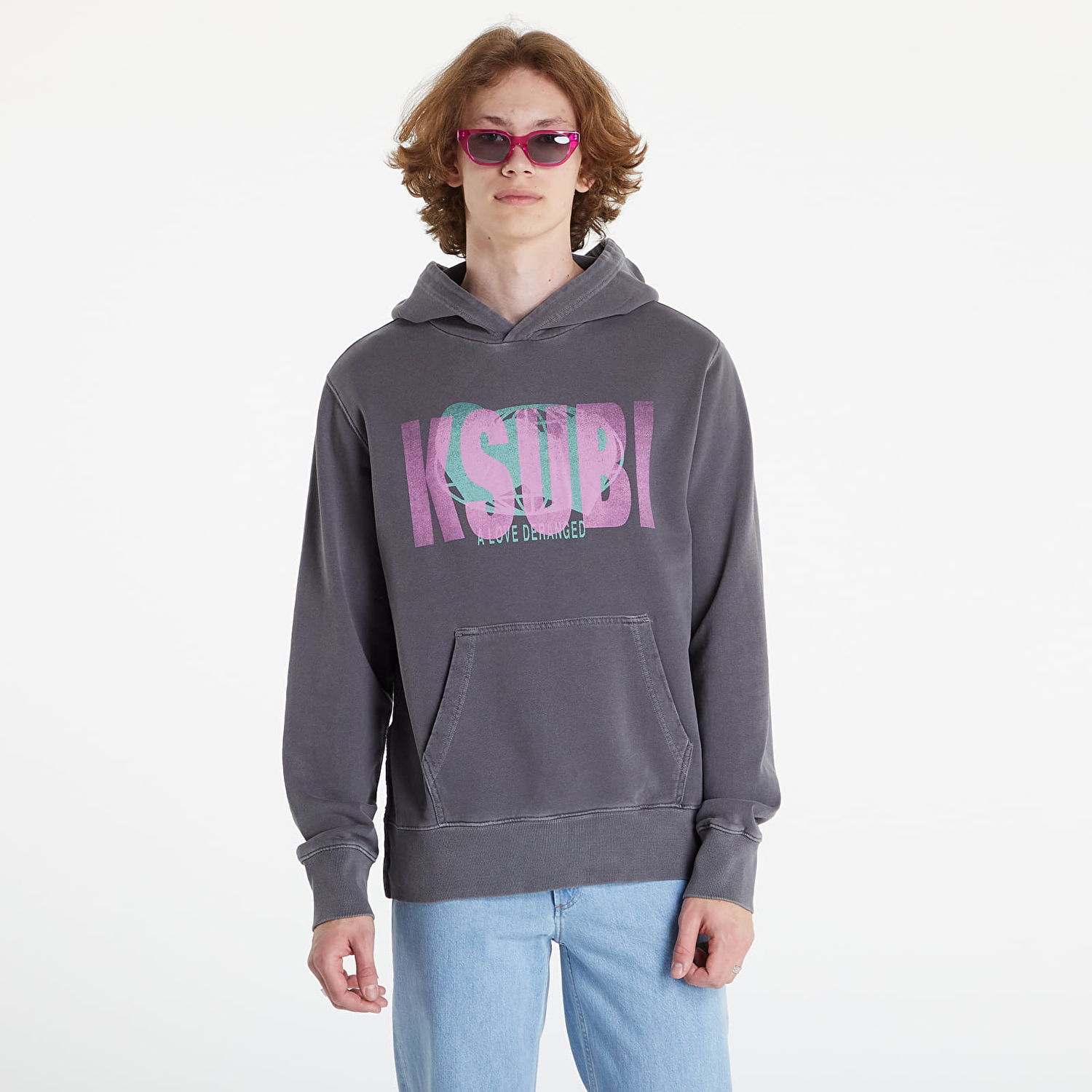 Mikina Ksubi Deranged Kash Hoodie Šedá | 5000007157, 0