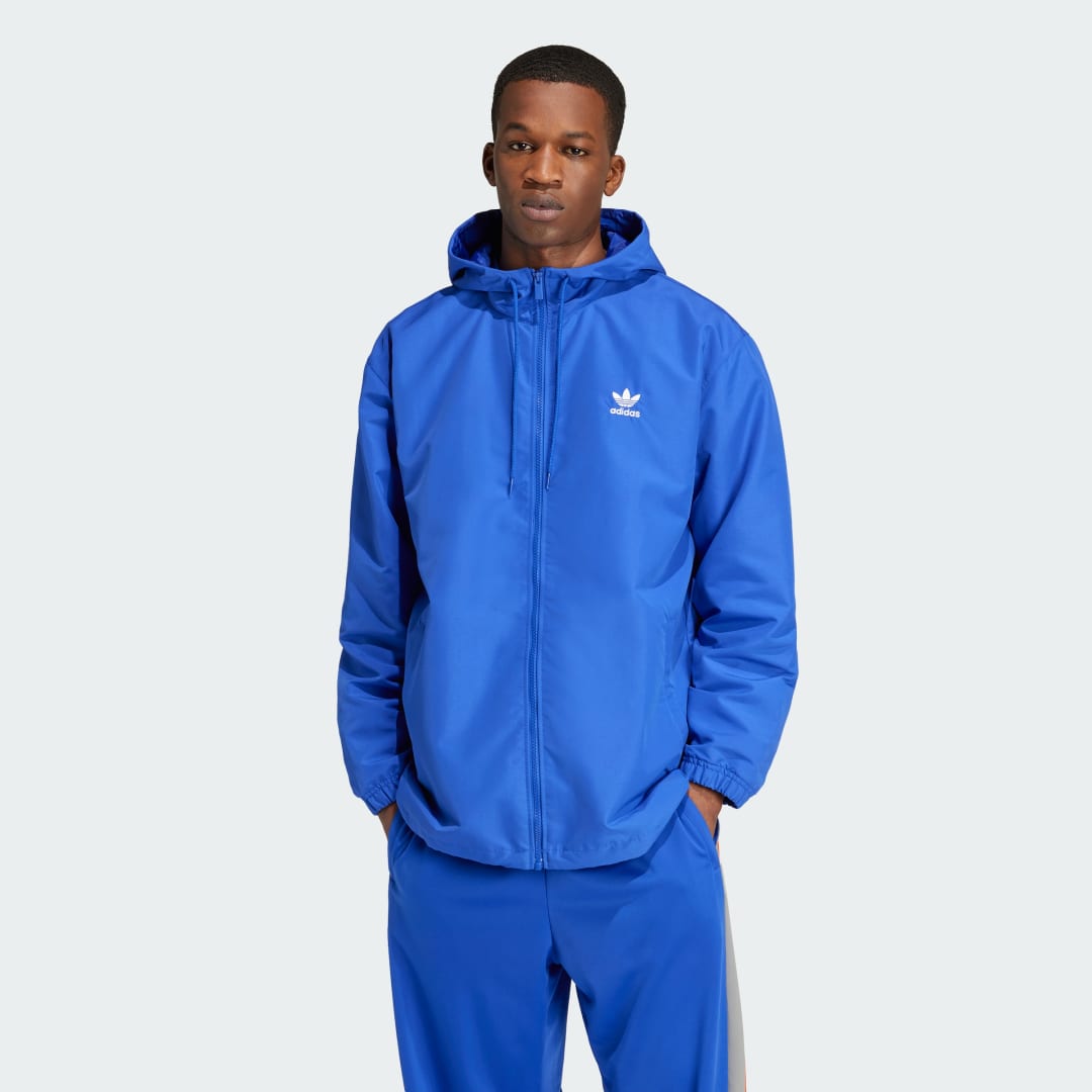 Vetrovka adidas Originals Originals Trefoil Windbreaker Jacket Modrá | IZ2421, 0