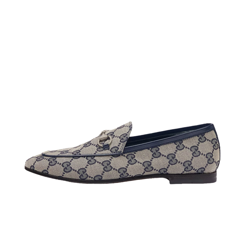 Tenisky a topánky Gucci Jordaan Loafer 'Blue GG' Canvas Navy | 693213 KY980 4061