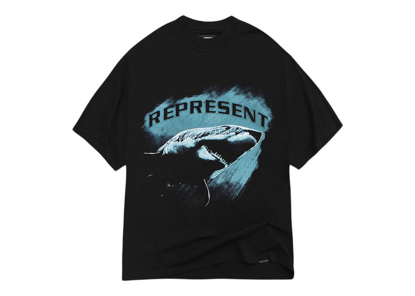 Tričko Represent Clo Represent Shark T-Shirt Black Čierna | M05200-01