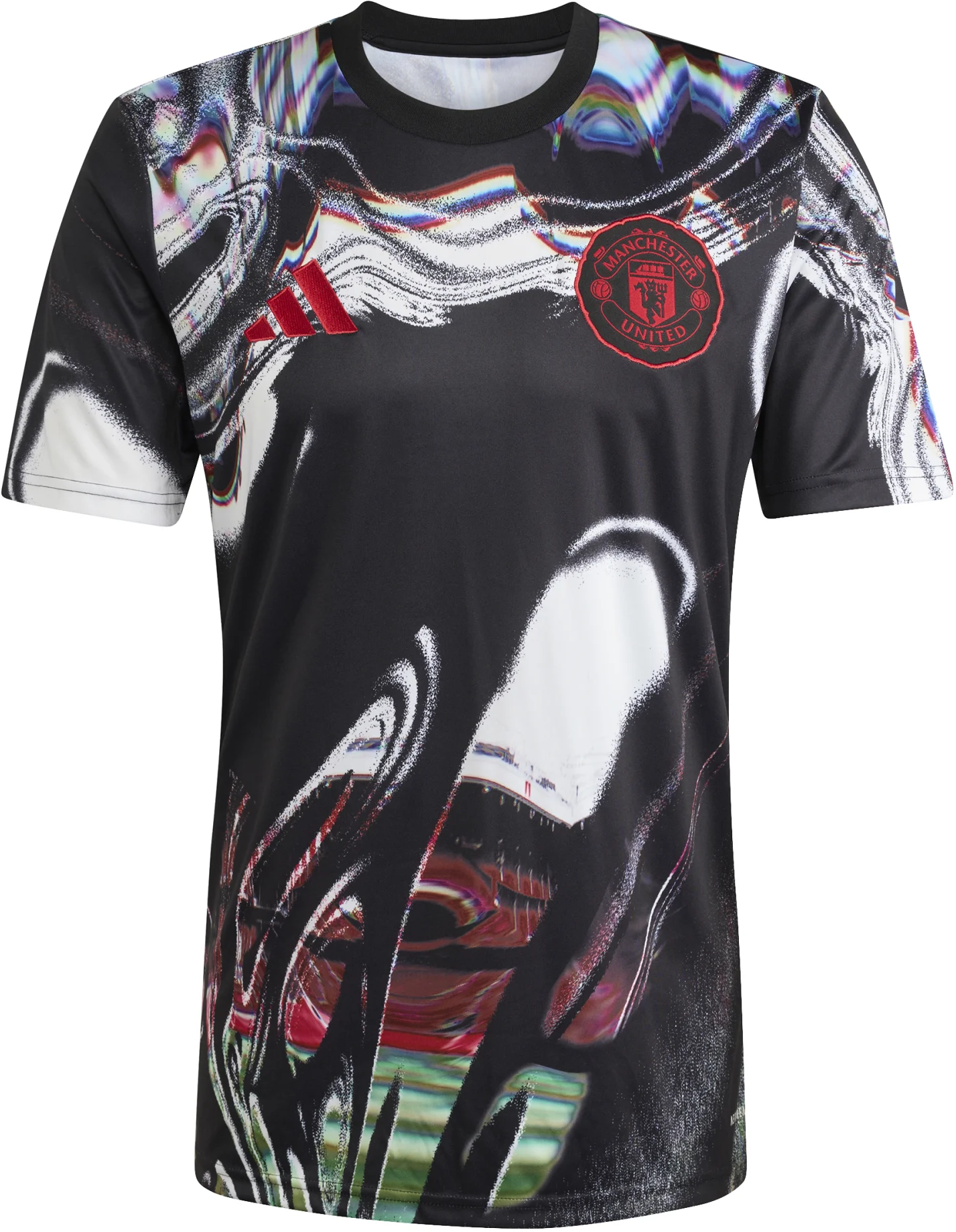 Dres adidas Originals Manchester United Prematch 2025/26 T-Shirt Čierna | ka6419, 0
