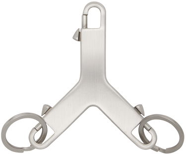 Kľúčenka Rick Owens Silver Cerberus Keychain Metalická | RA02D0594 MET, 0