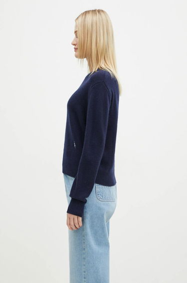 Sveter Sporty & Rich Sporty & Rich SRC Wool Cashmere Sweater Navy | WS012506302BL32, 1