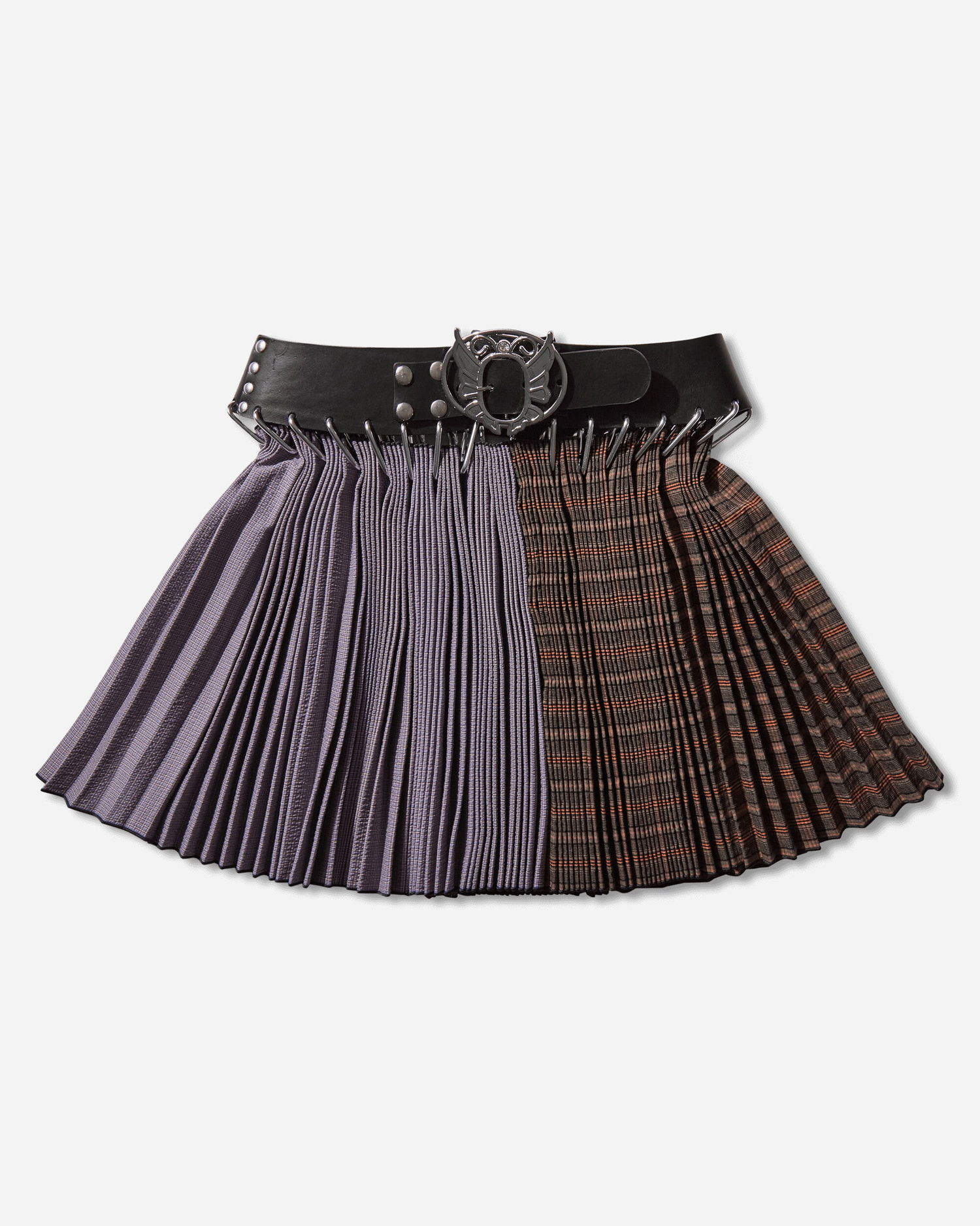 Sukňa Chopova Lowena Cotton Mini Carabiner Skirt Rôznofarebný | 3343 PRPLBRWN, 1
