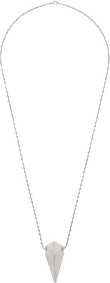 Náhrdelník Rick Owens Rick Owens Hollywood Pyramid Charm Necklace Metalická | RJ0000091 MMT, 0