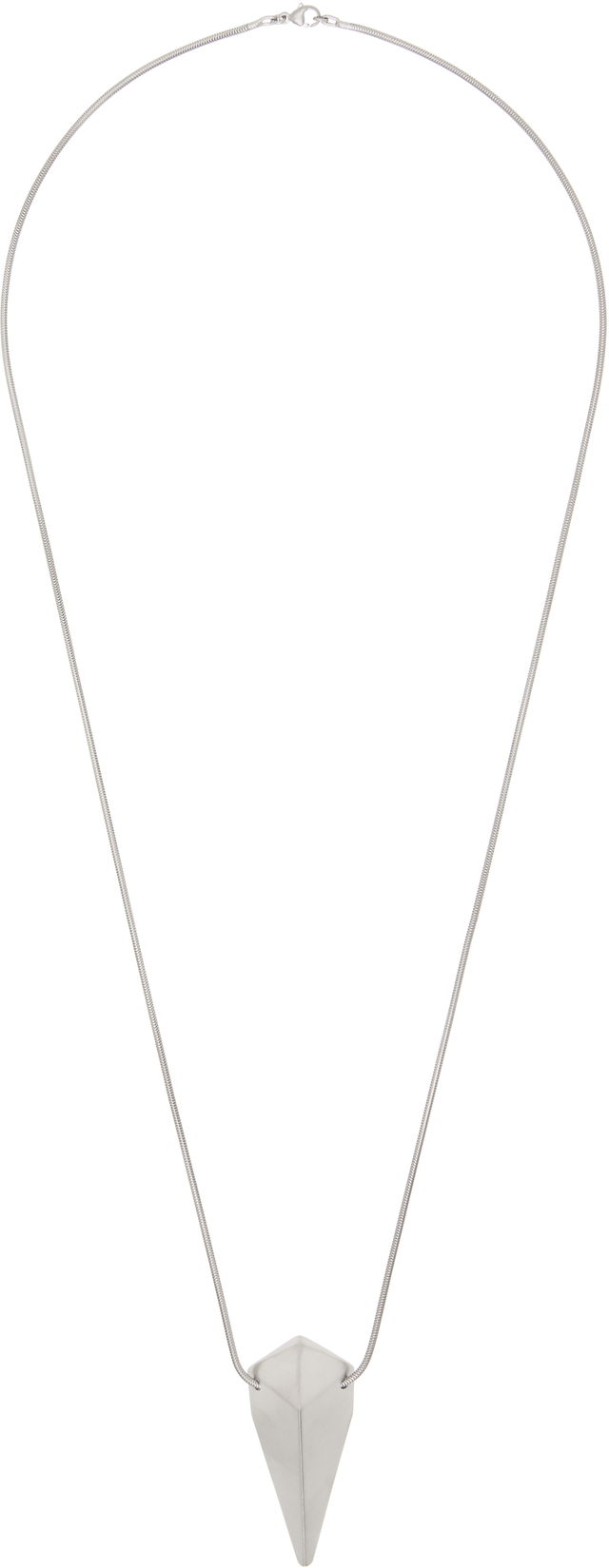 Rick Owens Hollywood Pyramid Charm Necklace