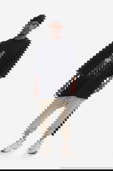 Tepláky Rick Owens Rick Owens DRKSHDW Drop-Crotch Sweatpants Béžová | DU01C6395.RIG.PEARL, 4