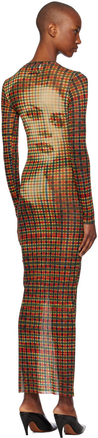 Šaty Jean Paul Gaultier Jean Paul Gaultier Tartan Face Print Maxi Dress Rôznofarebný | 24/31-F-RO272-T563-95105030, 2