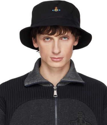 Klobúk Vivienne Westwood Vivienne Westwood Embroidered Logo Bucket Hat Šedá | 81020009-W01B3-, 0