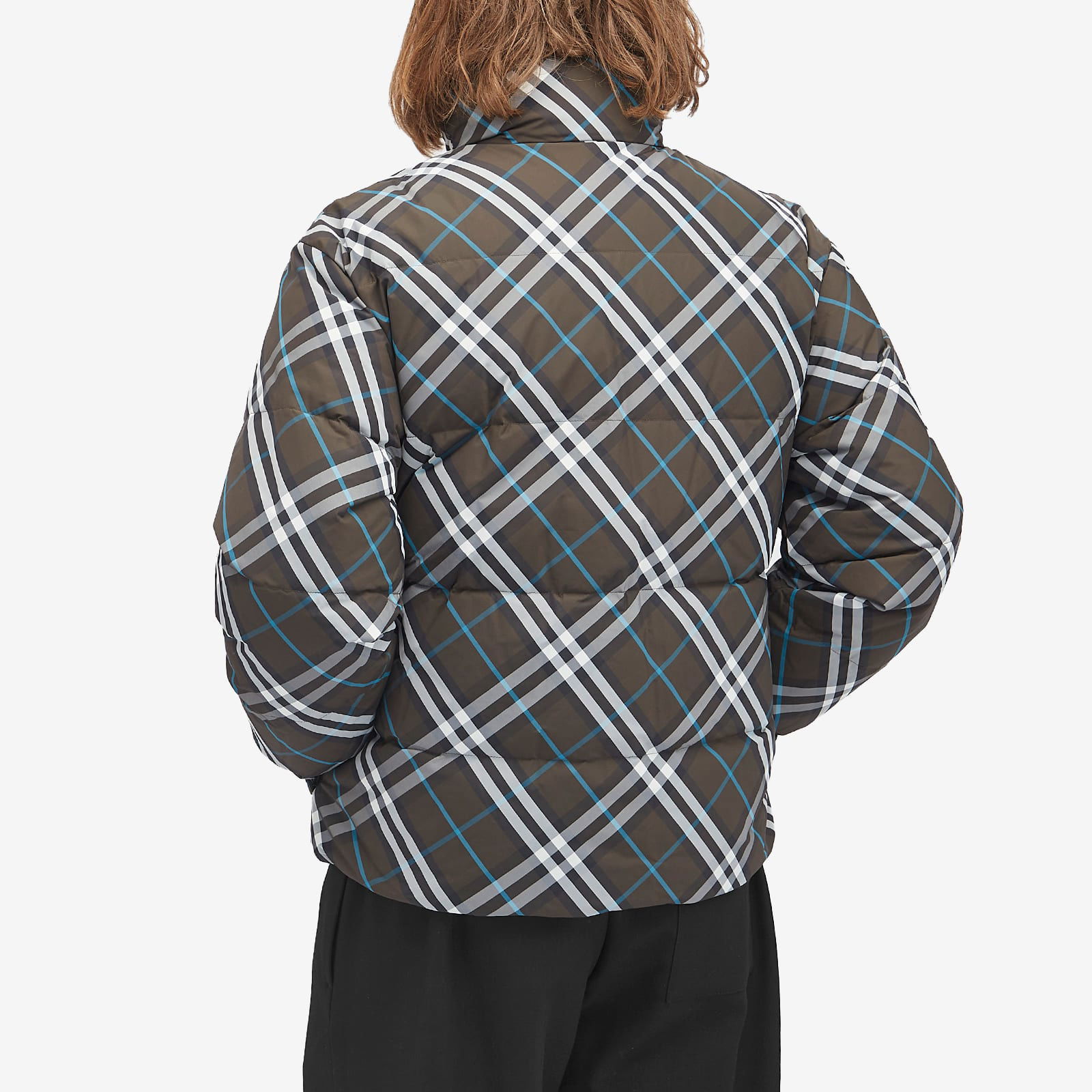 Reversible Check Puffer Jacket