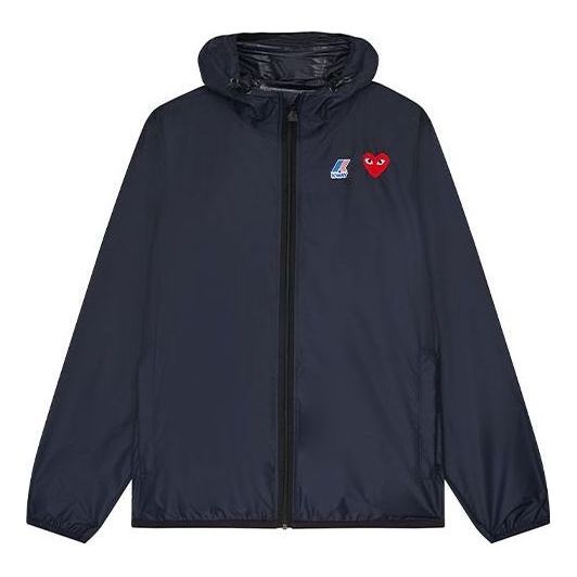 Vetrovka Comme des Garçons PLAY x Zip Jacket Modrá | P1J501-NAVY