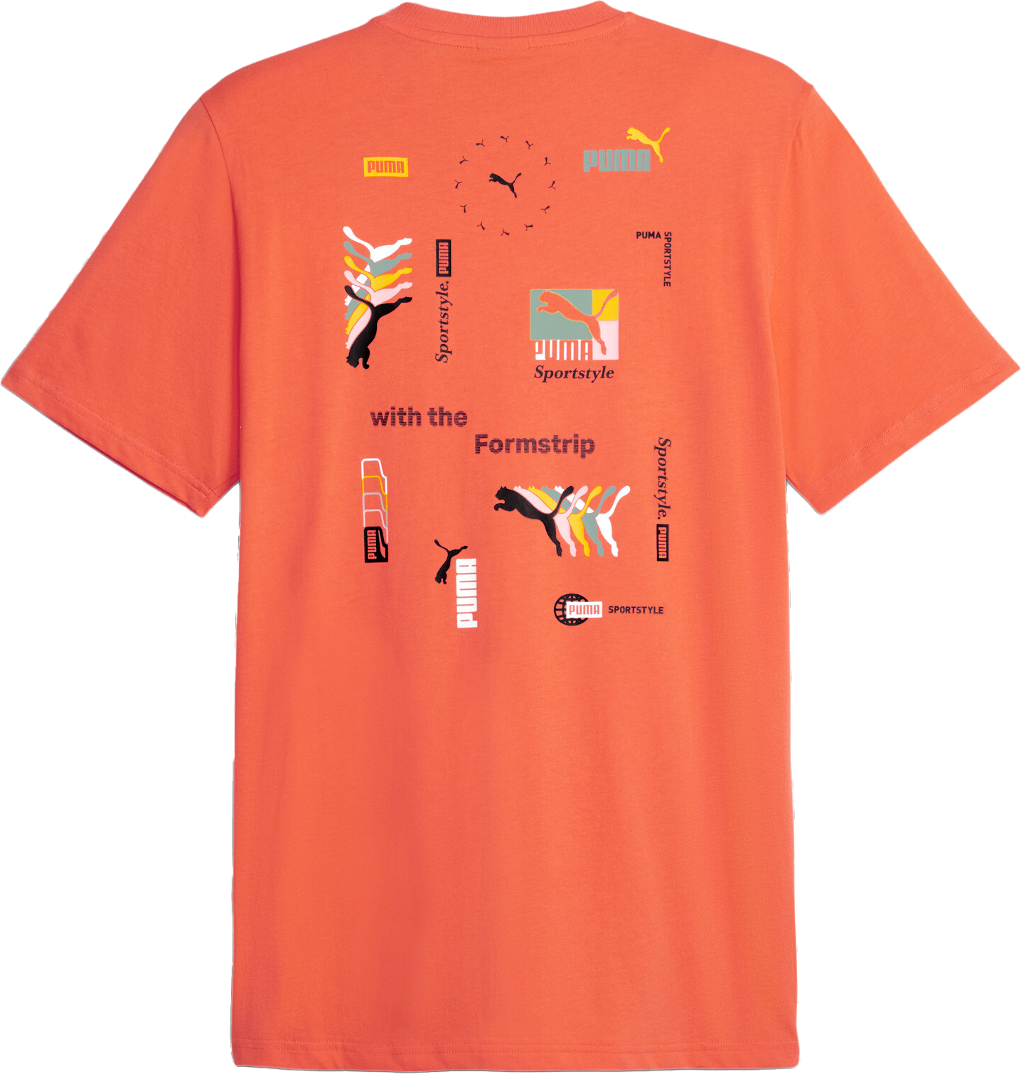 Tričko Puma Puma Classics Brand Love T-Shirt Oranžová | 621338-60, 1