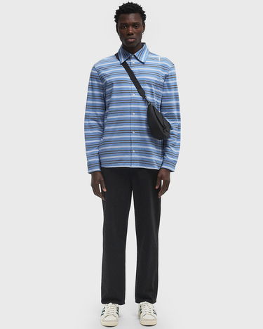 Košeľa Marni Marni Striped Longsleeve Polo Shirt, Size M Modrá | POMU0042S0-STB26, 1