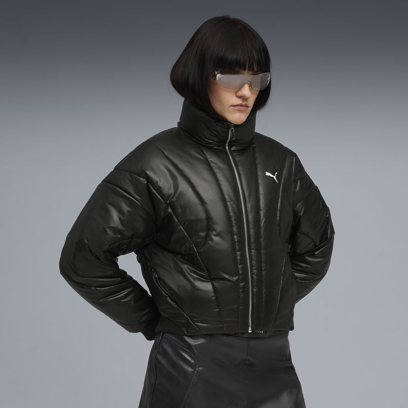 Prešívaná bunda Puma DARE TO Cropped Puffer Jacket Čierna | 632173_01