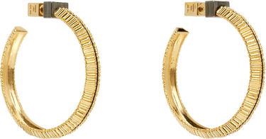 Náušnice Balmain Balmain Perfume Hoop Earrings Žltá | EN0XK486MBEL, 1