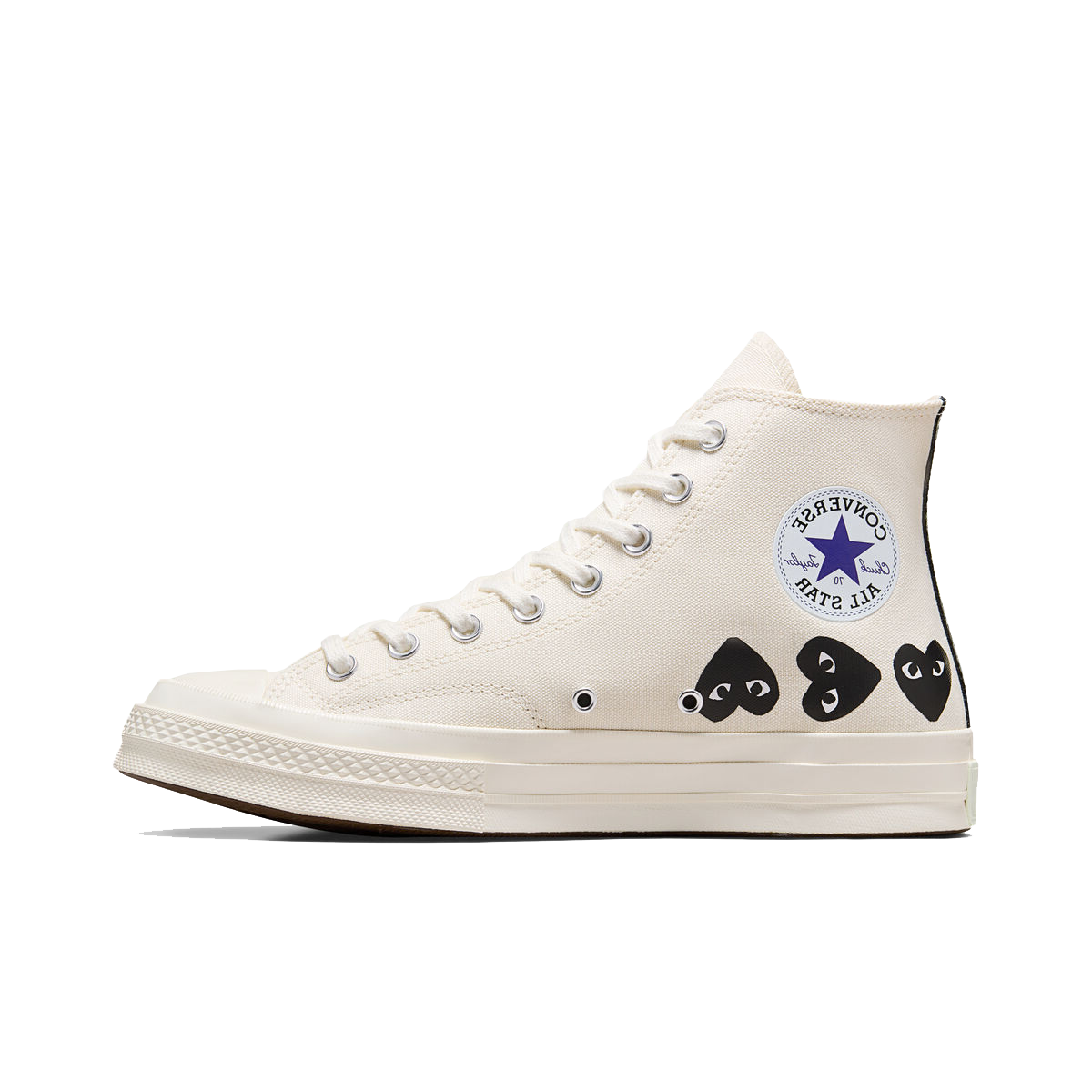 Tenisky a topánky Converse Comme des Garçons PLAY x Chuck 70 Hi Biela | A08148C, 0