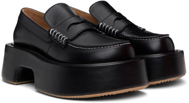 Oblečenie JW Anderson JW Anderson Leather Platform Loafers Čierna | FW0169-LA0020, 3