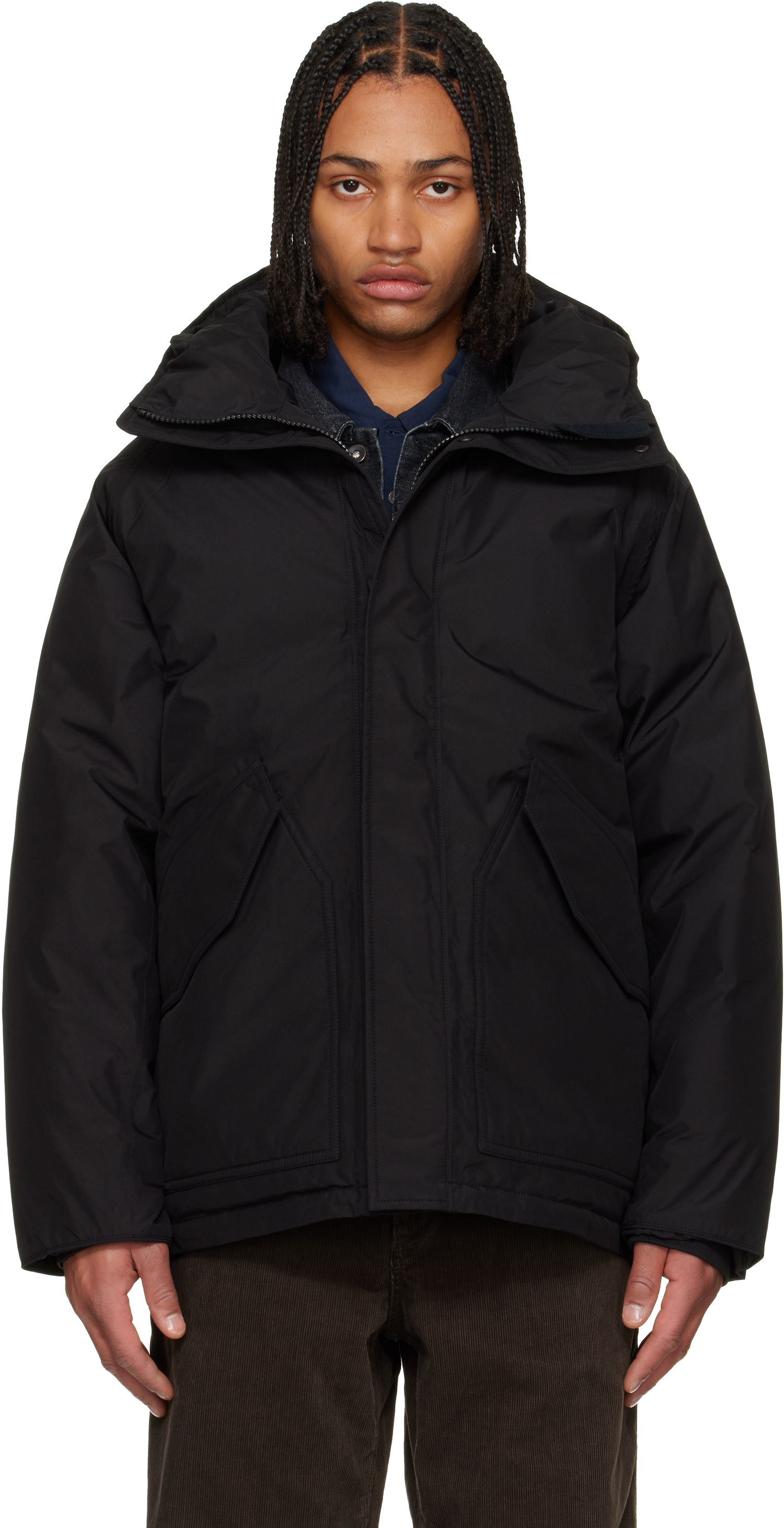 Kabáty NANAMICA GORE-TEX Down Coat Čierna | S25FB059U, 0