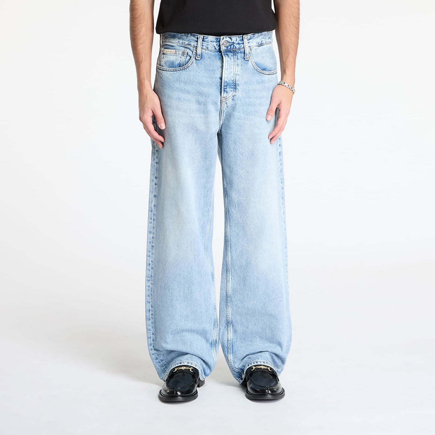Džínsy CALVIN KLEIN Calvin Klein Jeans 90'S Loose Jeans Modrá | J30J327019 1AA, 0