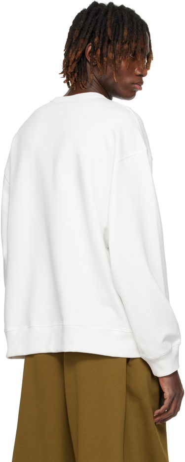 Sveter Dries Van Noten Dries Van Noten Dropped Shoulders Sweatshirt Biela | 251-021152-1610, 2