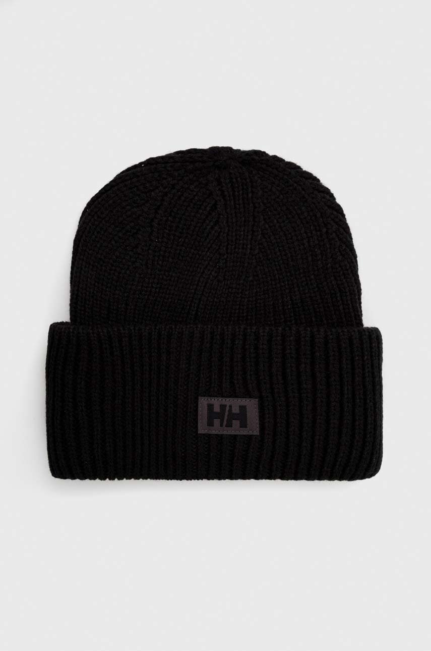 Kulicha Helly Hansen Dense Knit Rib Beanie Čierna | 54020, 0