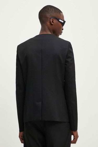 Kabáty HELIOT EMIL Black Cutout Wool Blazer Čierna | PREAW24.M.04.042.BLK01, 4