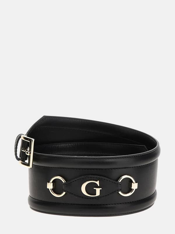 Opasok GUESS Izzy Wide Belt Čierna | BW7858P3470, 0