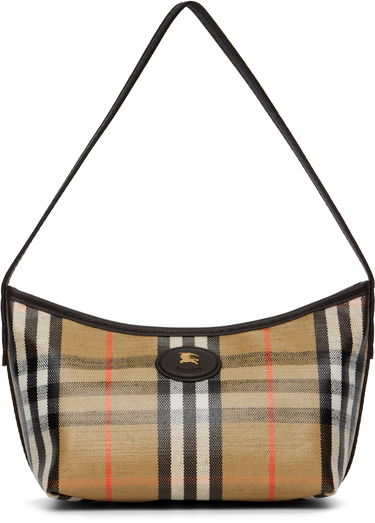 Taška cez rameno Burberry Burberry Mini Highlands Shoulder Bag Béžová | 8112278, 0