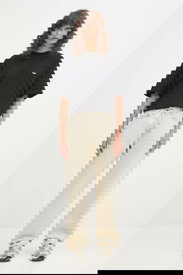 Džínsy Carhartt WIP Noxon High Waist Wide Leg Jeans Béžová | I031920.01SN, 4