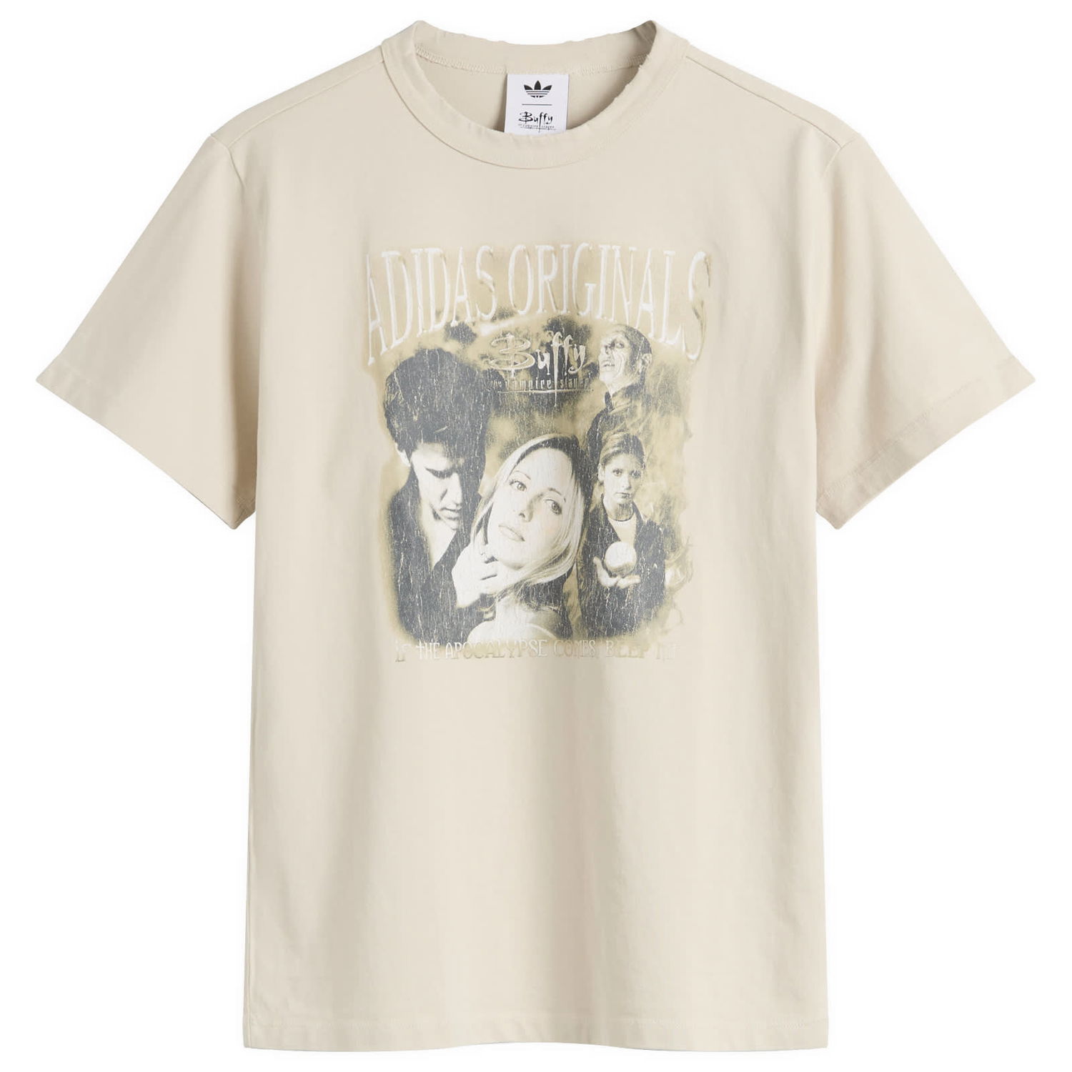 Tričko adidas Originals Women's Buffy the Vampire Slayer Graphic T-Shirt Béžová | JX1282, 1
