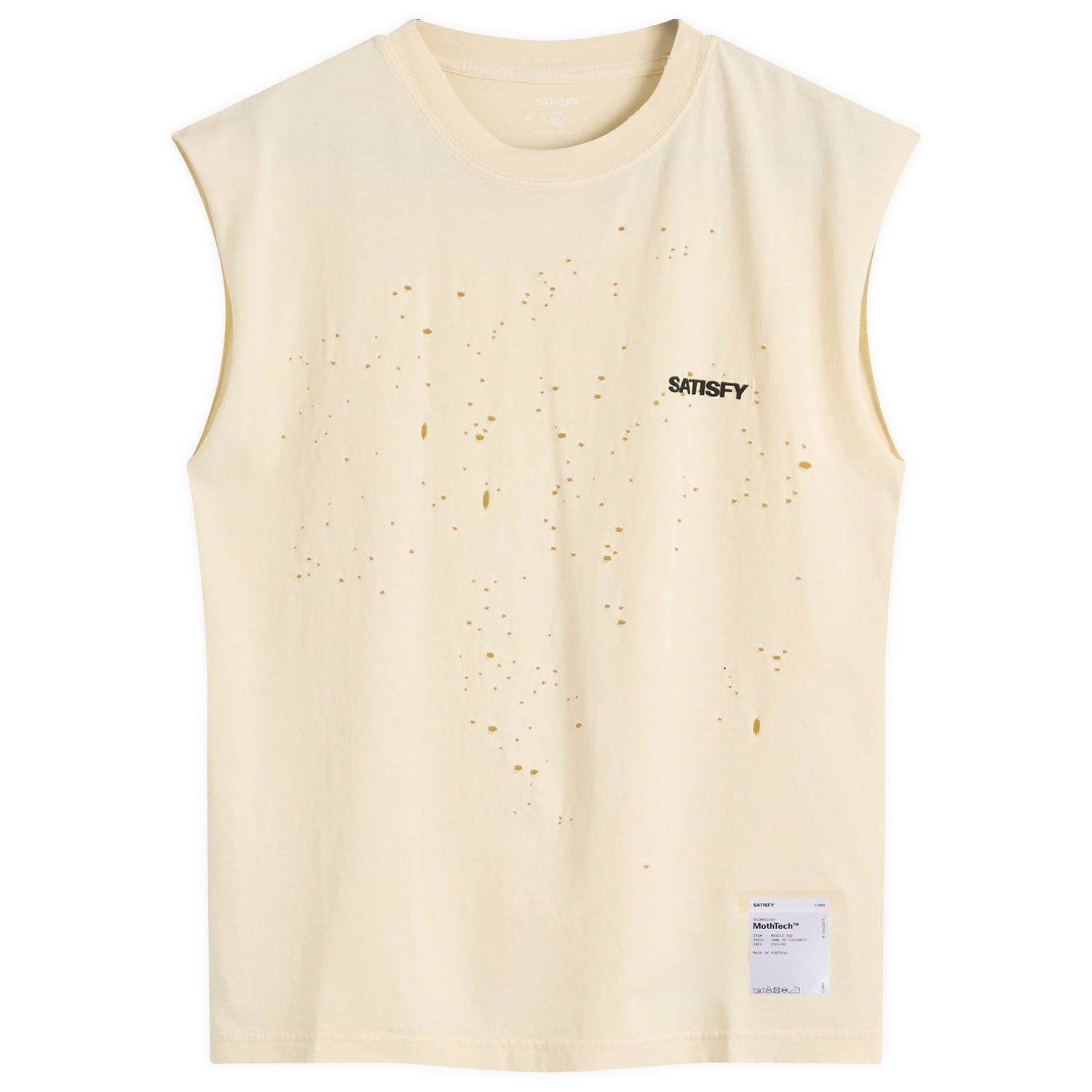 Tielko Satisfy MothTech™ Muscle T-Shirt, Size Large Béžová | 11005-AEC-SAB, 0