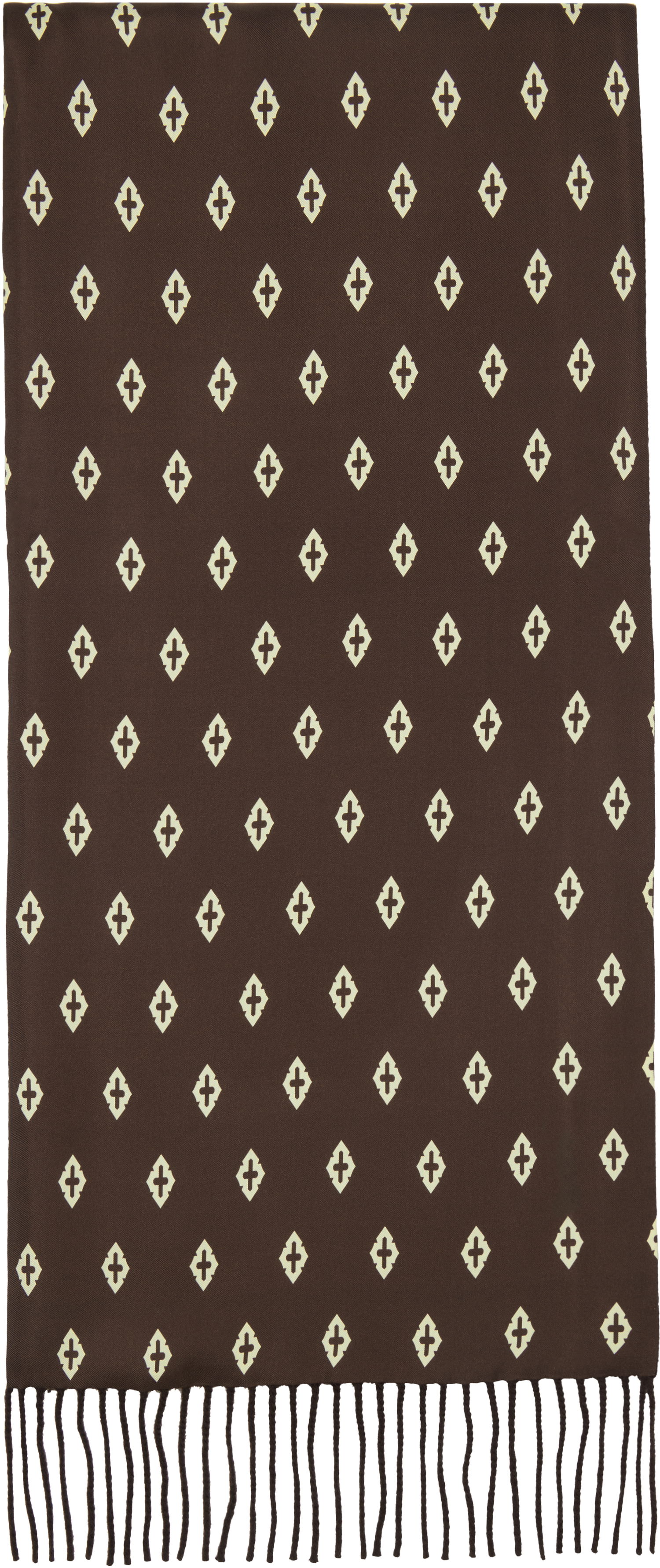 Šál BEAMS BEAMS PLUS Reversible Silk/Cashmere Scarf Hnedá | 38450070107, 0