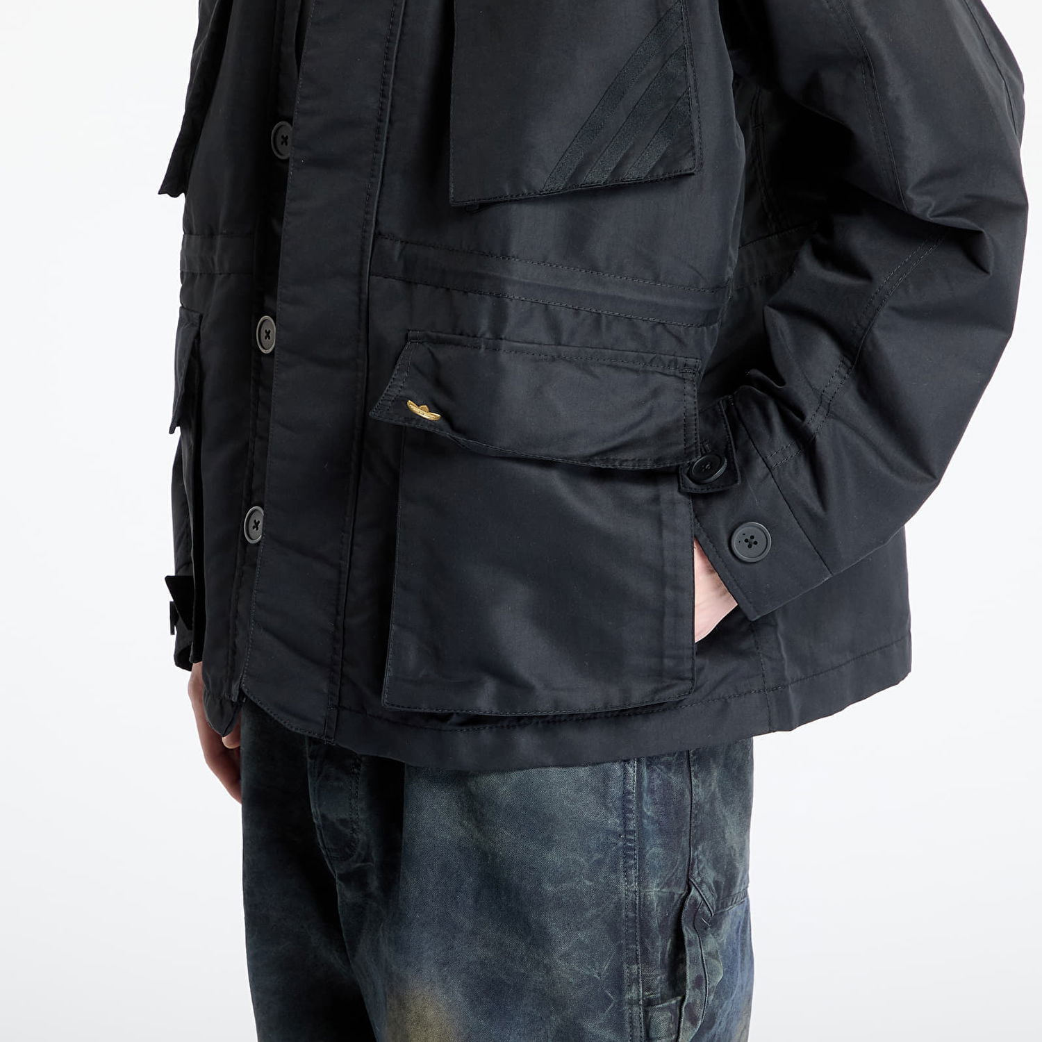 Parka adidas Originals Hooded Field Jacket Čierna | IZ3182, 1