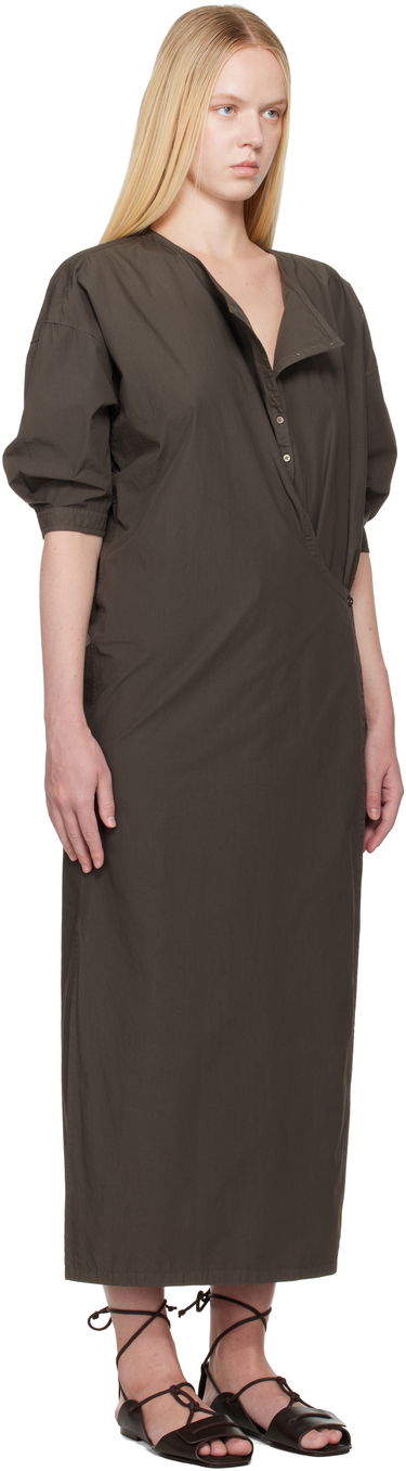 Šaty LEMAIRE Lemaire Short Sleeve Twisted Midi Dress Zelené | DR1100 LF1356, 1