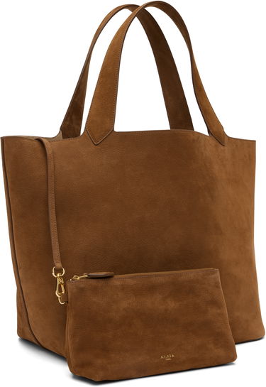 Tote bag Alaïa ALAÏA 'Le Cabas' Suede Tote Hnedá | AA1S15042CA214, 1