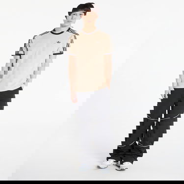 Tričko adidas Performance 3 Stripes Ringer T-Shirt Béžová | KE7964, 3