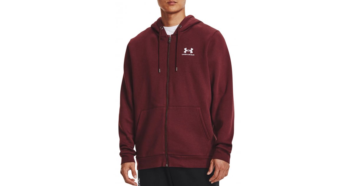 Mikina Under Armour Essential Fleece Vínová | 1373881-690, 1